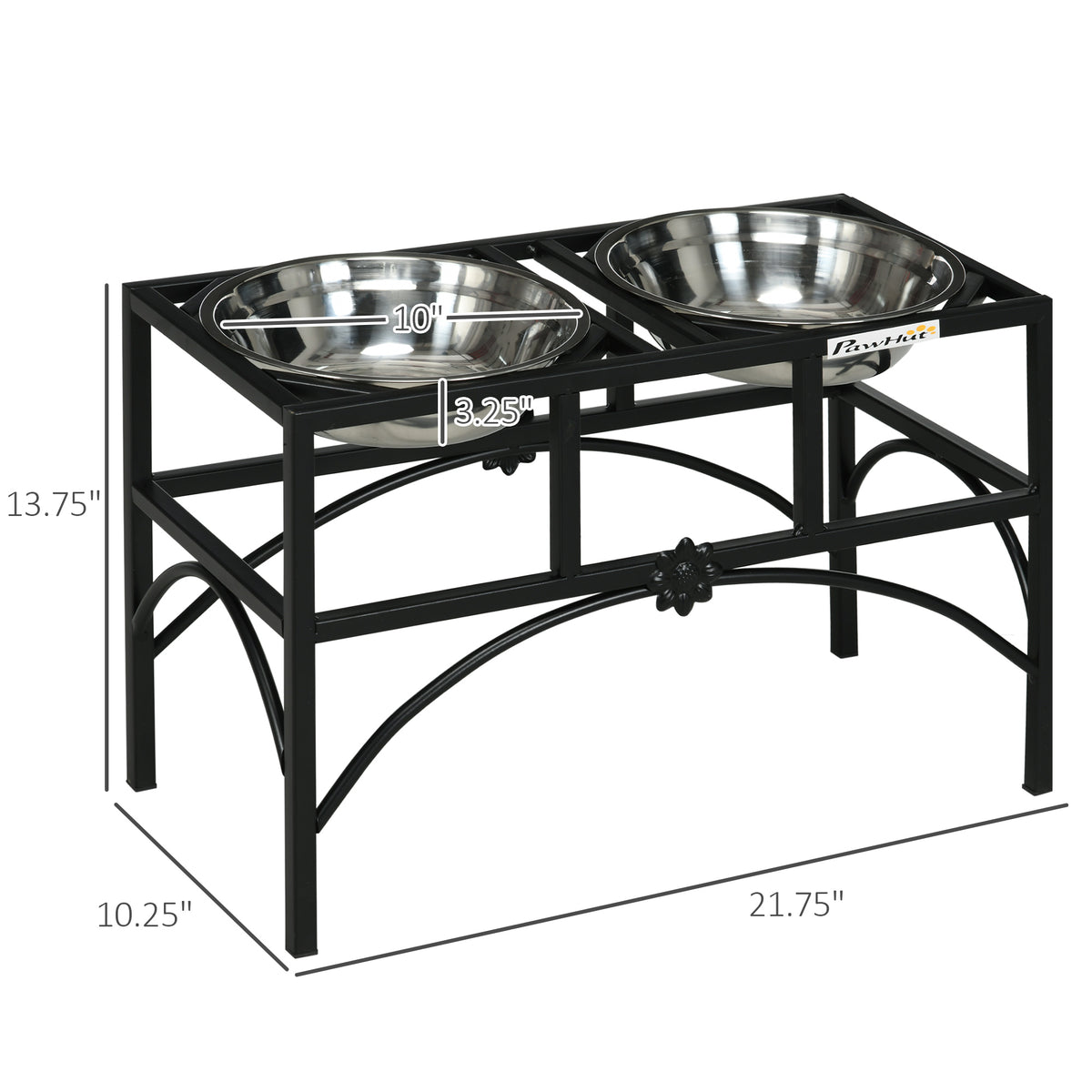 Elevated Double Dog Bowl Stand