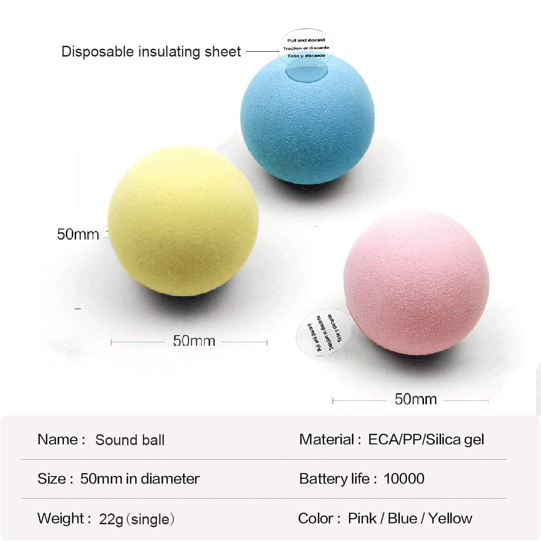 Smart Chirping Cat Ball Toy