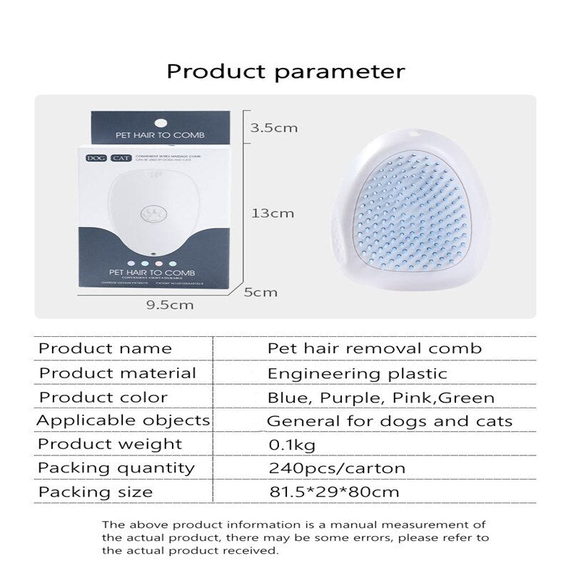 One-Click Self-Cleaning Pet Brush