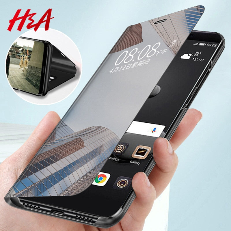 Luxury Smart Mirror Flip Phone Case For Samsung Galaxy - Popular Gadget Fun