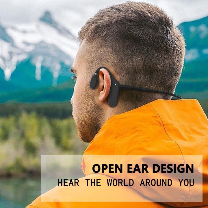 Bone Conduction Headphones - Bluetooth Wireless Headset - Popular Gadget Fun