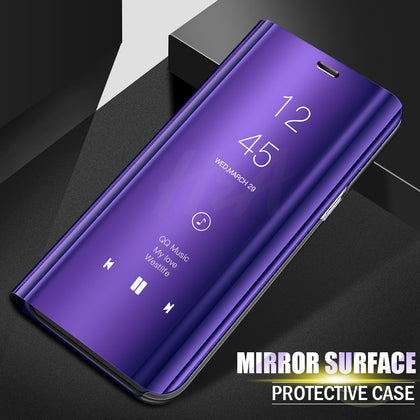 Luxury Smart Mirror Flip Phone Case For Samsung Galaxy - Popular Gadget Fun