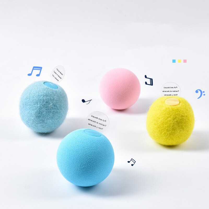 Smart Chirping Cat Ball Toy