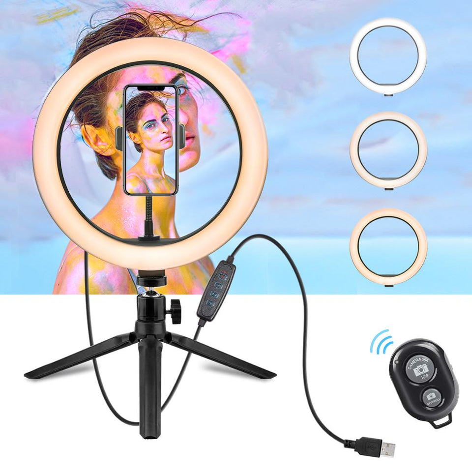 10 Inch  26CM  Ring Light with Stand - Popular Gadget Fun