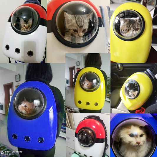 Transparent Cat Backpack Breathable Carrier Astronaut - Popular Gadget Fun