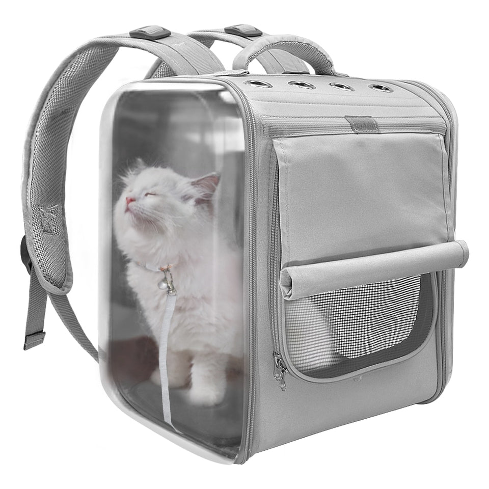 Breathable Pet Backpack Large Transparent Carrying Bag - Popular Gadget Fun