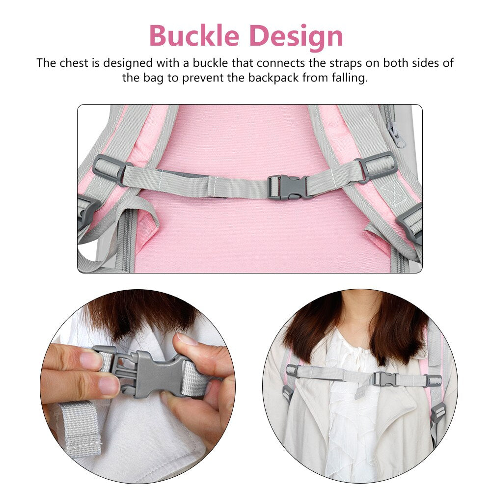 Breathable Pet Backpack Large Transparent Carrying Bag - Popular Gadget Fun