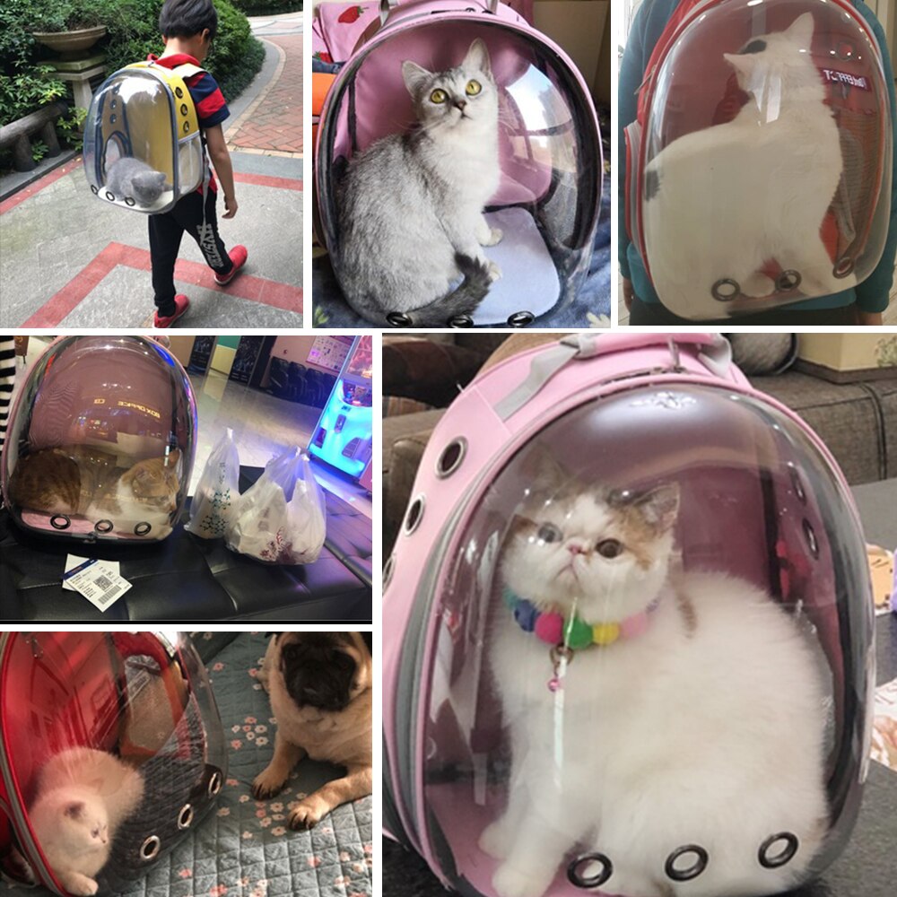 Transparent Cat Backpack Breathable Carrier Astronaut - Popular Gadget Fun