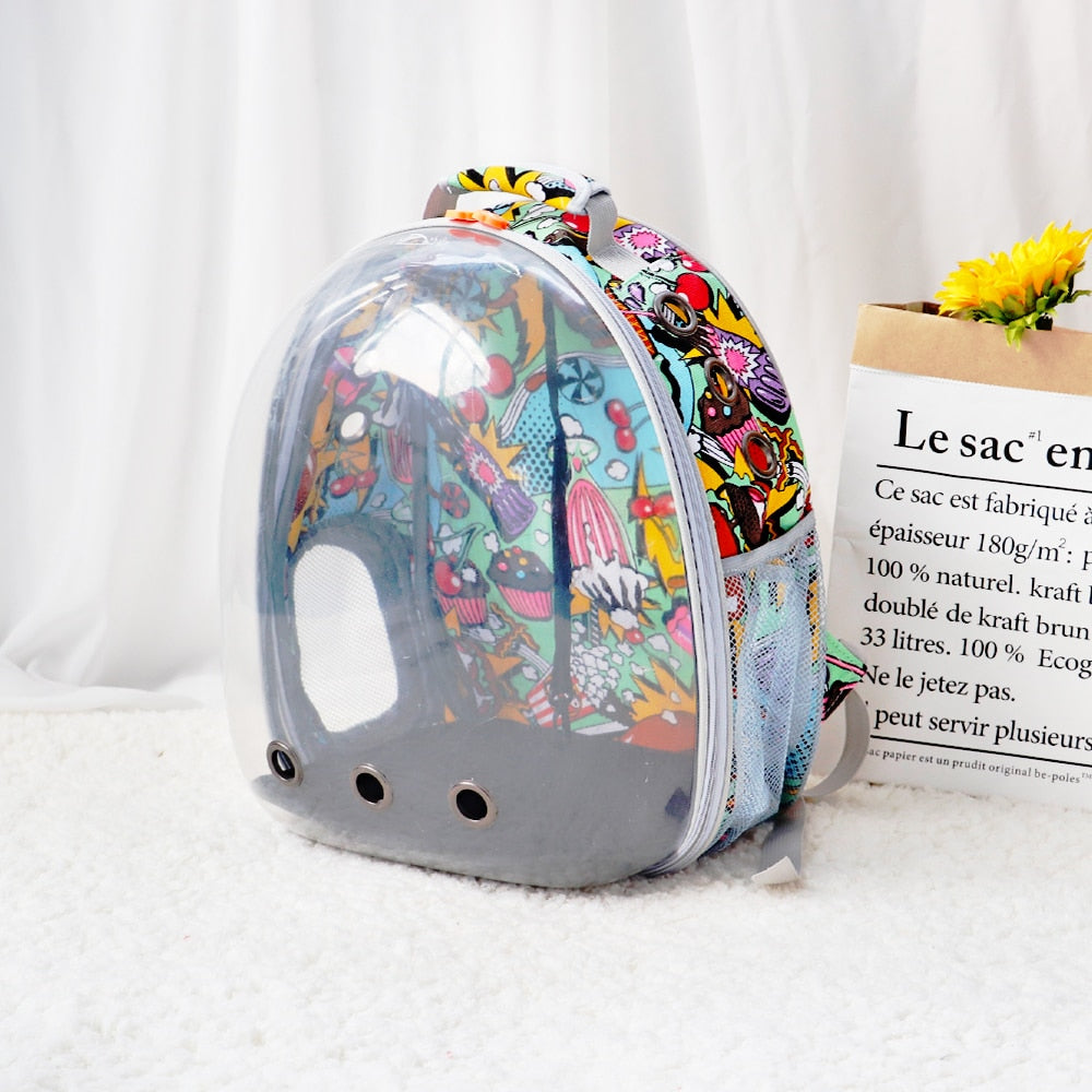 Transparent Cat Backpack Breathable Carrier Astronaut - Popular Gadget Fun